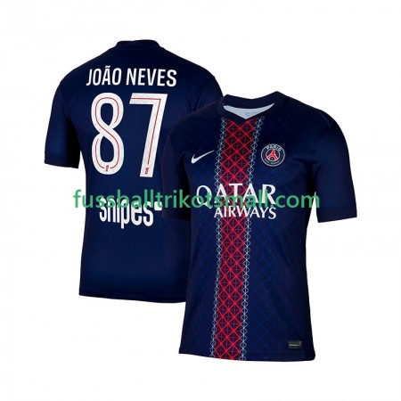 Fußballtrikots Paris Saint-Germain Joao Neves 87 2025-2026 Kurzarm Heimtrikotsatz kaufen Fußballtrikots Paris Saint-Germain Joao Neves 87 2025-2026 Kurzarm Heimtrikotsatz kaufen